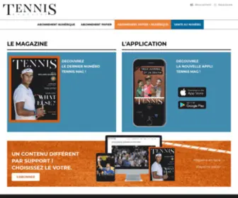 Tennismag.com(Tennis Magazine) Screenshot
