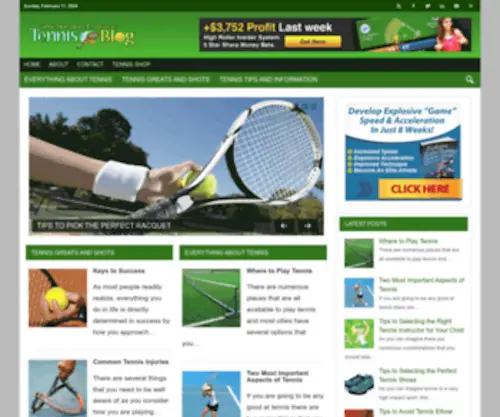 Tennismaster.co.uk Screenshot
