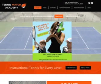 Tennismatchacademy.com(HOME) Screenshot