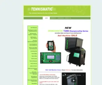 Tennismatic.com(TENNISMATIC) Screenshot