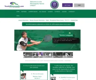 Tennisminneapolis.com(Minneapolis Tennis Community) Screenshot