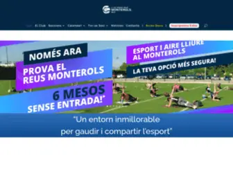 Tennismonterols.cat(Club Tennis Reus Monterols) Screenshot