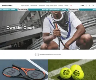 Tennis.net(UK rackets) Screenshot