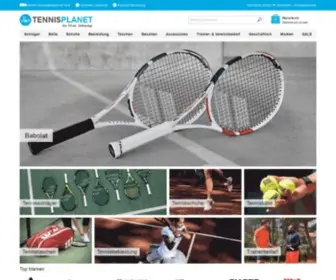 Tennisplanet.de(Tennisschläger) Screenshot