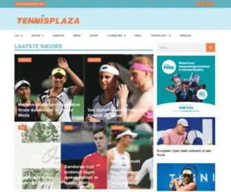 Tennisplaza.be(Tennisplaza België) Screenshot