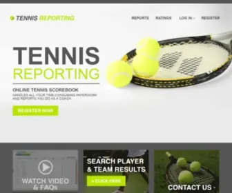 Tennisreporting.com(Tennis Reporting) Screenshot