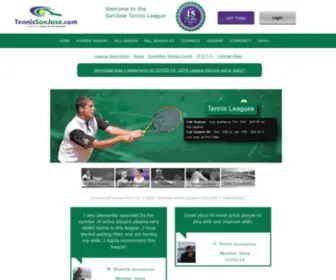Tennissanjose.com(San Jose Tennis Community) Screenshot