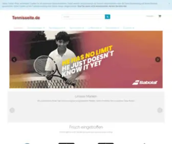 Tennisseite.de(IXQ Tennis Shop) Screenshot