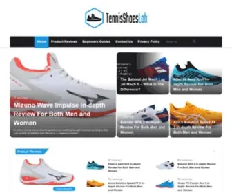 Tennisshoeslab.com(Home) Screenshot