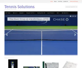 Tennissolutions.net(Tennis Hard and Soft Court Products Tennis Net Center Straps by Tennis Solutions) Screenshot