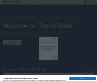 Tennistalker.it(Home page homepage pagina principale) Screenshot