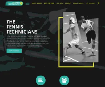 Tennistechnicians.com(Front Page) Screenshot