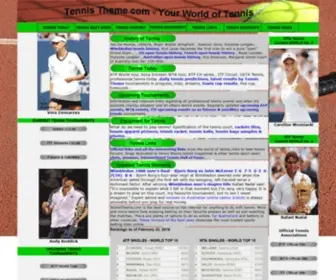 Tennistheme.com(Tennis Theme) Screenshot