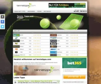 Tennistipps.com(Kostenlose tennis wett) Screenshot
