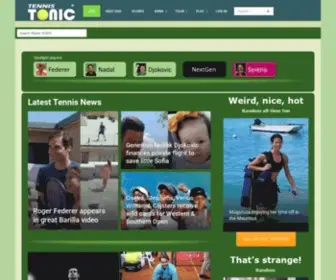 Tennistonic.com Screenshot