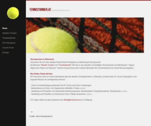 Tennisturnier.at(Das Online Tennis Service) Screenshot