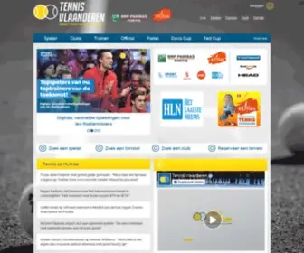 Tennisvlaanderen.be(Tennis Vlaanderen) Screenshot