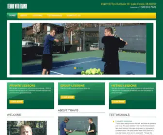 Tenniswithtravis.com(Tennis With Travis) Screenshot