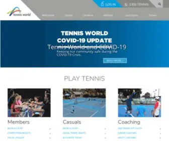 Tennisworld.net.au(Tennis World Melbourne Park & Albert Reserve) Screenshot
