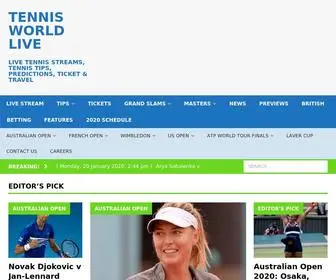 Tennisworldlive.com(Tennisworldlive) Screenshot