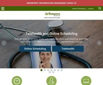 Tennovajefferson.com(Tennova Healthcare) Screenshot