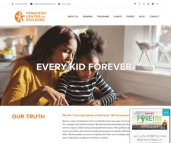 Tennysoncenter.org(Tennyson Center for Children) Screenshot