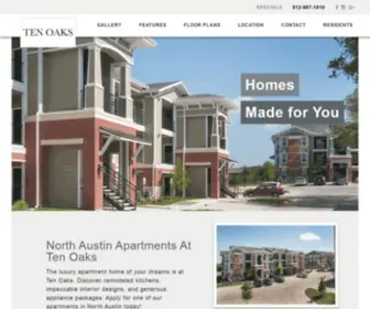 Tenoaks-APTS.com(North Austin Apartments) Screenshot