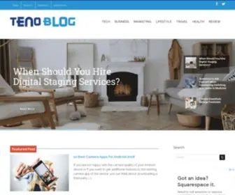 Tenoblog.com(Multi Niche Blog and Web Community) Screenshot