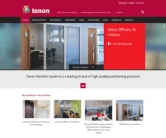 Tenonpartitions.co.uk(Tenon Partitions) Screenshot