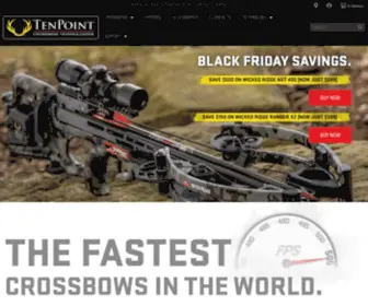 Tenpointcrossbows.com(Crossbows, Bolts, Arrows & Hunting Gear) Screenshot