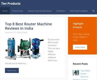 Tenproducts.in(Ten Products) Screenshot