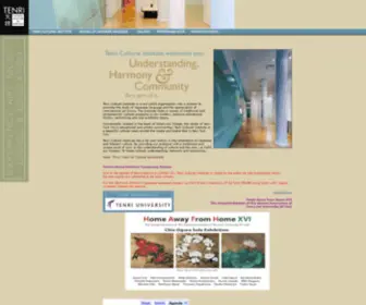 Tenri.org(TENRI CULTURAL INSTITUTE) Screenshot