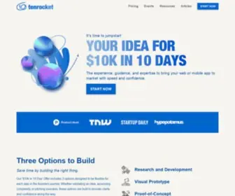 Tenrocket.com(Build better technology) Screenshot