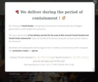 Tenshisushi.be(Livraison et sur place) Screenshot