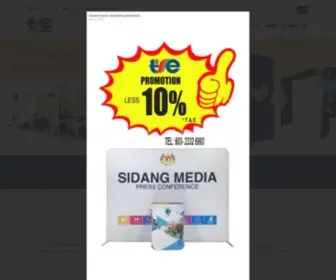 Tensionfabric.com.my(Tension Fabric Display Selangor) Screenshot