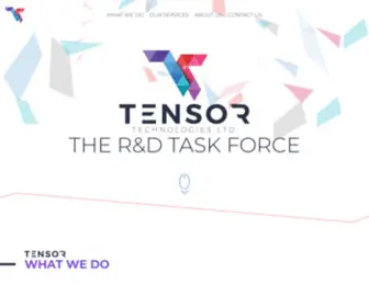 Tensor-Tech.co.il(TENSOR) Screenshot