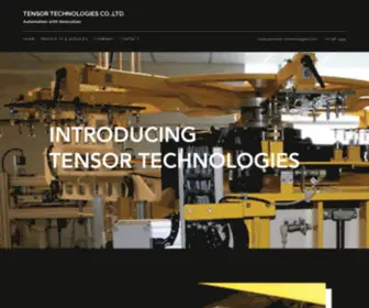 Tensor-Technologies.com(TENSOR TECHNOLOGIES CO) Screenshot