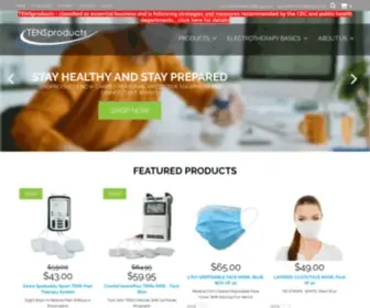 Tensproducts.com(TENS Pain Relief and Rehabilitation Products by TENSproducts) Screenshot