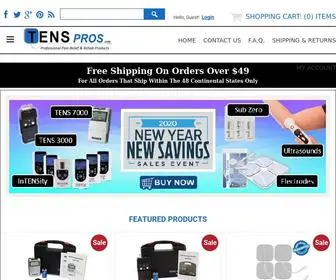 Tenspros.com(TENS Pros) Screenshot