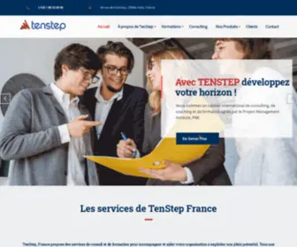 Tenstep.fr(Projet) Screenshot