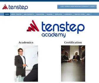 Tenstepacademy.org(TenStep Training Classes) Screenshot