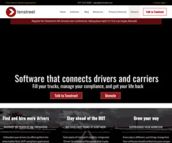 Tenstreet.com(Software That Connects Drivers And Carriers) Screenshot