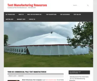 Tent-Resourcecenter.com(Party Tent Manufacturing) Screenshot