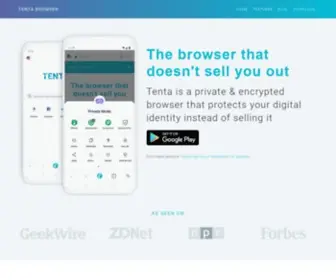 Tenta.com(Tenta VPN Browser) Screenshot