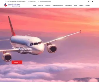 Tentacle.in(Tentacle Aerologistix Pvt. Ltd) Screenshot