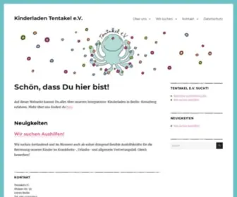 Tentakel.de(Kinderladen Tentakel e.V) Screenshot