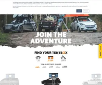 Tentbox.com(Roof Top Tents) Screenshot