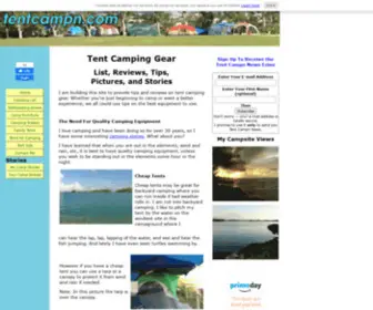 Tentcampn.com(Tent Camping Gear) Screenshot