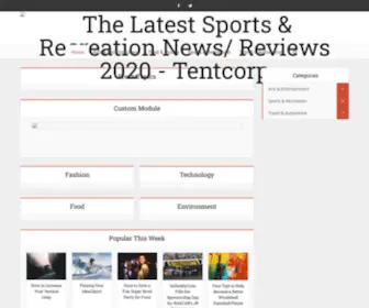 Tentcorp.com(Kumpulan berita Terkini) Screenshot