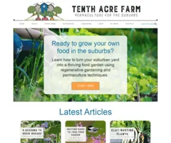 Tenthacrefarm.com(Tenth Acre Farm) Screenshot